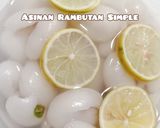 Foto langkah ke 5 dari resep Asinan Rambutan Simple.