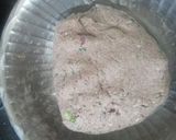 A picture of step 3 of Ragi roti / Ragi talipat.