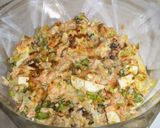 Foto del paso 14 de la receta: Ensalada con carlota, atún, dátiles y otros, con yogurt