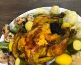 عکس مرحله 3 از دستور مرغ شکم پر با سبزیجات