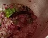A picture of step 2 of Goan veg pulav (aroz).