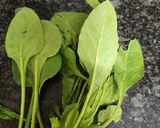 A picture of step 1 of Palak leaves Pakoras.