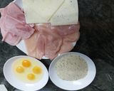 Pas rețetă Cordon bleu (rulou piept de pui cu șuncă presată și cașcaval) 1 fotografie