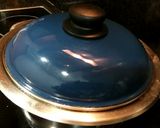 Foto del paso 8 de la receta Crema de patatas con champiñones y garbanzos