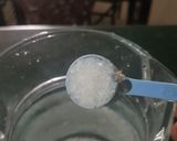 A picture of step 1 of Mango Tango drink.