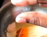 A picture of step 1 of Boondi ladoo.