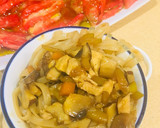 Foto del paso 2 de la receta: Noodles de arroz con verduras y pollo marinado