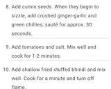 A picture of step 1 of Bharwa bhindi receipe.