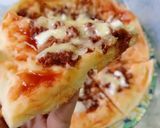 Foto langkah ke 5 dari resep Pizza Kornet Teflon.