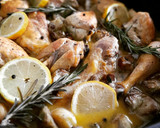 Foto del paso 9 de la receta: Pollo y alcachofas al limón y romero