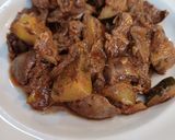 Cukkinis, fűszeres csirkemáj recept fázis 6 fotója