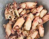 Foto langkah ke 1 dari resep 🦑🌶 Cumi Asin Cabai Hijau 🌶🦑.