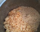 A picture of step 3 of Sunflower seeds laddu.