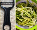 Foto del paso 1 de la receta Spaguetti de calabacín a la bolognesa