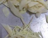 Gambar langkah 1 resipi Tumis Manis Betik Muda.