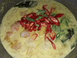 Gulai udang, buncis & kentang