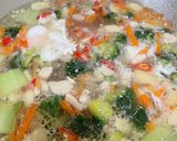 Gambar langkah 4 resipi 👩‍🍳Bihun Sup Brokoli🥦.