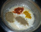 A picture of step 1 of Mushroom curd Masala.