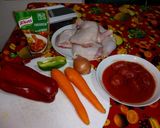 Foto del paso 1 de la receta: Pollo a la portuguesa