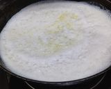 A picture of step 2 of Saboodana custard.