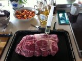 Jamón asado al horno 