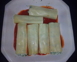 Foto del paso 6 de la receta: Canelones de espinacas, gambas y pescado