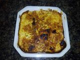 Canelones de espinacas, gambas y pescado