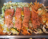 Foto del paso 1 de la receta: Salmón al horno con verduras