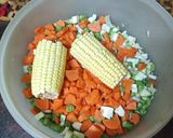 Foto del paso 1 de la receta: Potaje de garbanzos y verduras con quenefe de cuscús