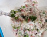 A picture of step 3 of Suji handvo.