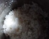 A picture of step 1 of Sabudana tikki.