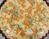 A picture of step 4 of Smoked Salmon and Leek Tart.