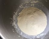 Une image de l'étape 2 de Pâte brisée au lait et farines de froment et pois chiches.