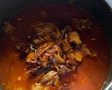 A picture of step 9 of Moong Dal Gosht / Green Moong Dal cooked with Mutton.