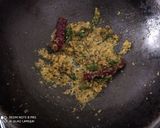 A picture of step 3 of Muddi palya/ methi dal/ parappu.