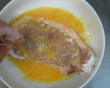 A picture of step 4 of Tonkatsu (Deep-fried Pork Cutlet).