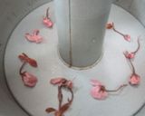 A picture of step 3 of Sakura Chiffon Cake.