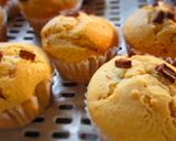 A picture of step 7 of Peanut Butter and Chocolate Muffins.