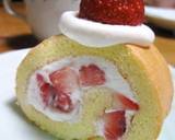 Strawberry Roll Cake with Mascarpone Cream recipe step 9 photo