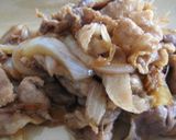 A picture of step 4 of Ginger Pork.
