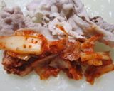 A picture of step 3 of Pork Shabu-Shabu and Kimchi Spring Rolls.