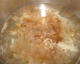 A picture of step 2 of Chawan-Mushi (Japanese Egg Custard).