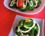 A picture of step 5 of Broccoli Christmas Tree and Wreath.