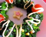 A picture of step 6 of Broccoli Christmas Tree and Wreath.