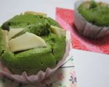 A picture of step 7 of White Chocolate and Green Tea Muffins.