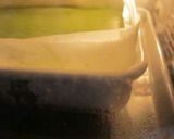 A picture of step 5 of Green Tea Cheesecake Bars.