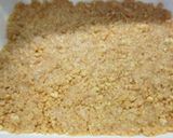 A picture of step 2 of Green Tea Cheesecake Bars.