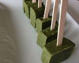 A picture of step 6 of Green Tea Hot Chocolate on a Stick.
