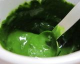 A picture of step 2 of Matcha Green Tea Creme Brulee.