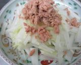 A picture of step 3 of Daikon Radish Salad.